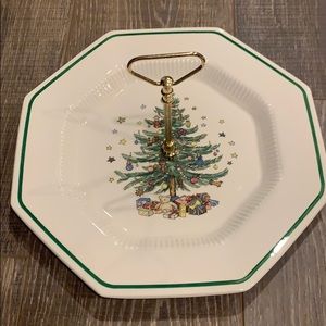 Christmastime Vintage Nikko Serving Tray